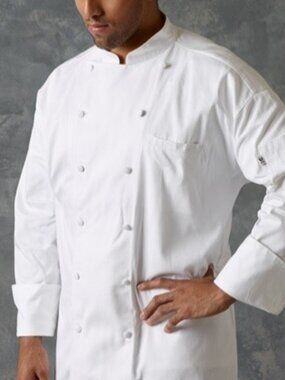 Uncommon Threads Palermo 12 Button Executive Premium Cotton Twill Chef Coat